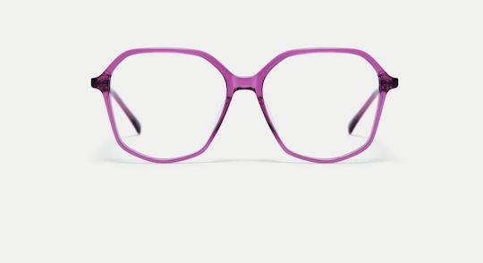 Gigi Barcelona Women's Acetate Prescription Eyeglass Frame Purple 8112/6