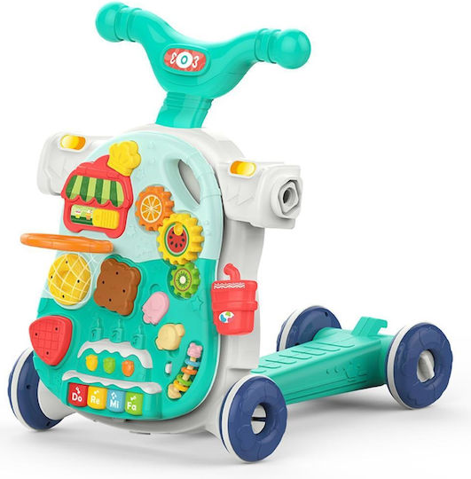 Kikka Boo 4 Σε 1 Sweet Escape Baby Walker Ride On with Handlebar 31005030099 Green