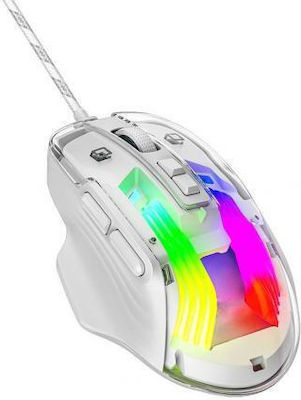 Xtrike Me XT-GM319 RGB Gaming Mouse 6400 DPI White