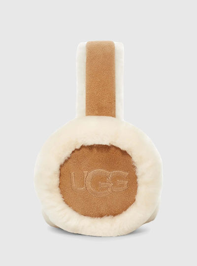 Earmuff Knitted in Brown color