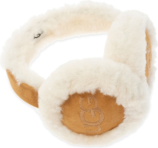 Earmuff Knitted in Brown color