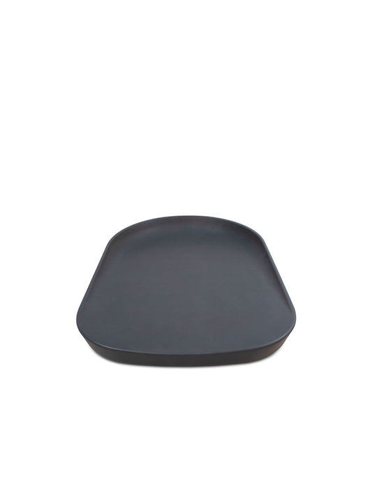 Filibabba Weiche Wickelauflage aus Stoff Dark Grey 45x68cm