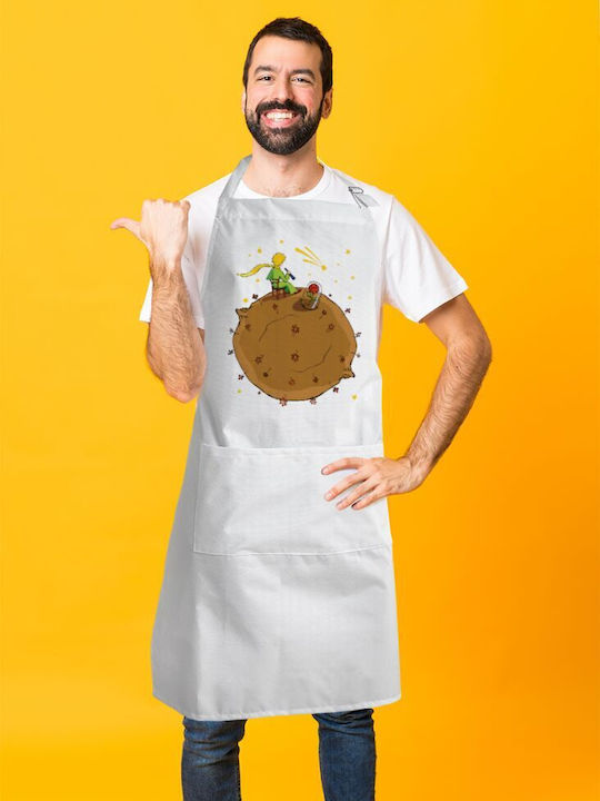 Koupakoupa Ο Μικρός Πρίγκιπας Planet Impermeabil Șorț de Bucătărie Verde KP_21020_APRON-BBQ-ADULT 1buc