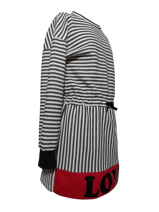 Scarabeo Kids Kids Dress Striped Black