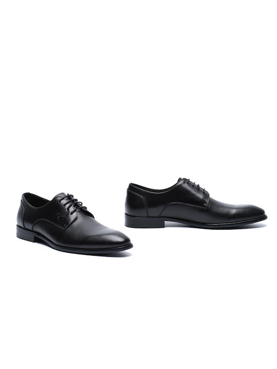 Versace Men's Leather Dress Shoes Black