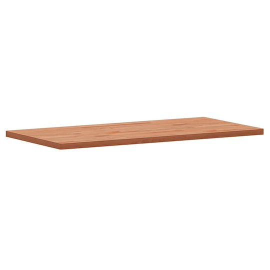 vidaXL Wood Countertop without Sink L100xW50xH2.5cm Beech wood solid wood