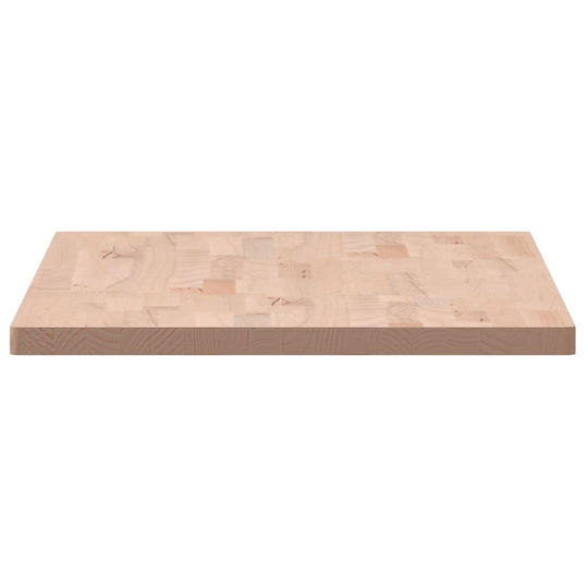 vidaXL Wood Countertop without Sink L100xW50xH2.5cm Beech wood solid wood