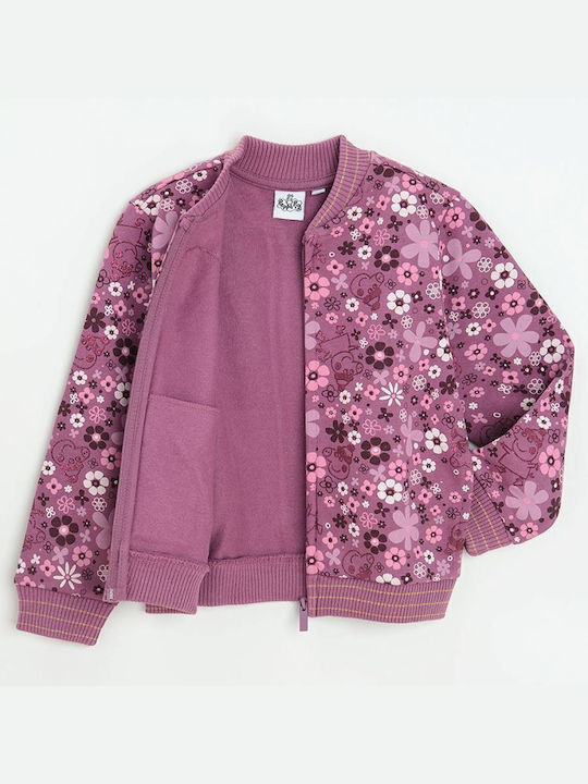 Cool Club Kinder-Strickjacke Lila