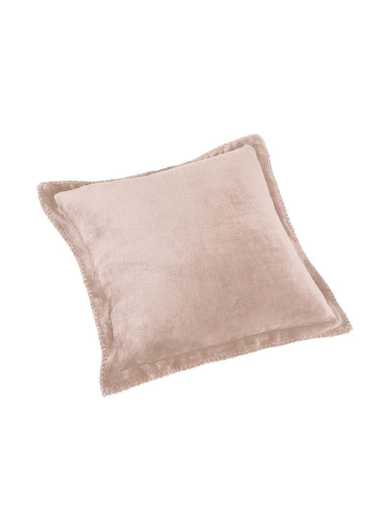 Guy Laroche Velvet Blanket Set Fleece Single 160x240cm Pink