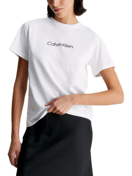 Calvin Klein Logo T-Shirt White K20K205448-YAF