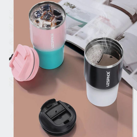 Uzspace Ποτήρι Θερμός Ανοξείδωτο 580ml Πολύχρωμο