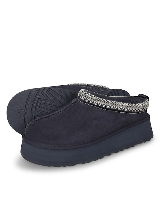 Ugg Australia W Χειμερινές Γυναικείες Παντόφλες σε Μπλε χρώμα