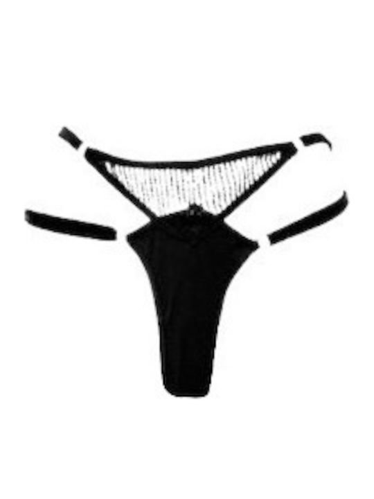 Fontana di Vita Unterwäsche-Set für Damen BH mit Zeichenfolge Black