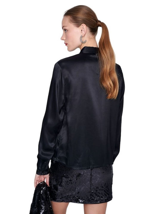 Ale - The Non Usual Casual Women's Long Sleeve Shirt Black