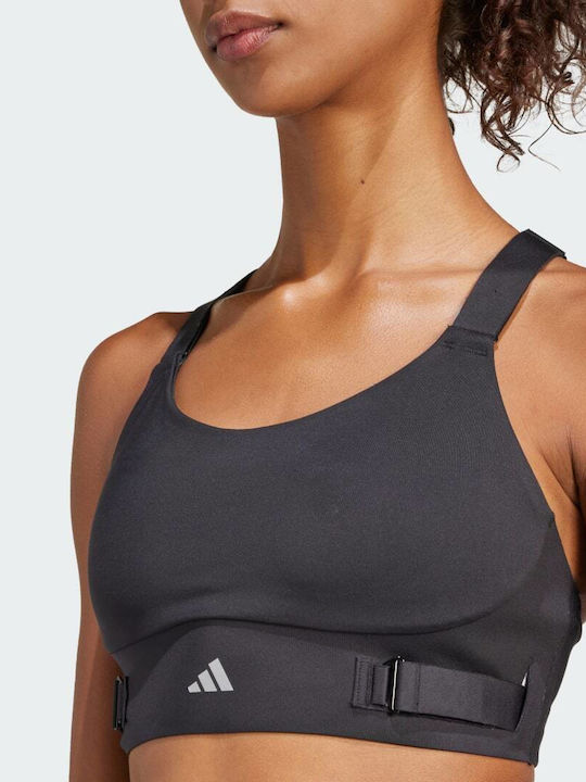 adidas Fastimpact Luxe Women's Sports Bra without Padding Black