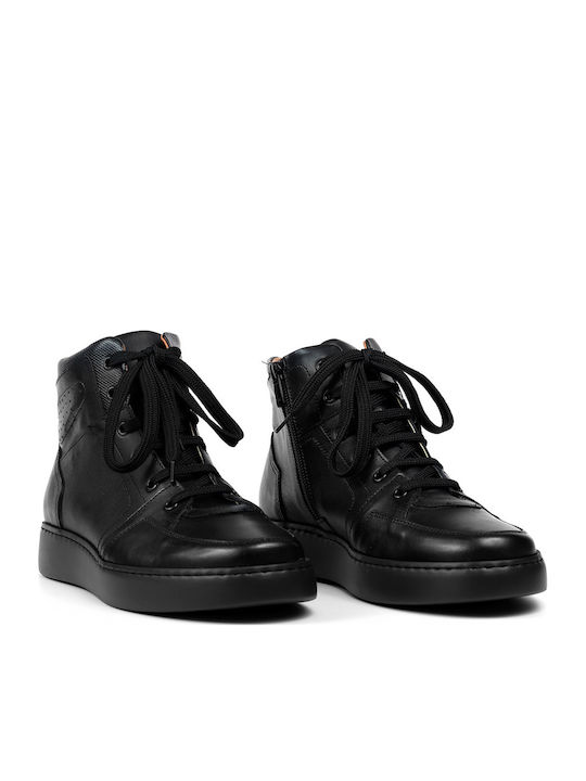 Piele Negru Ghete barbati