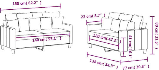 Set de Sufragerie 3-Seater & 2-Seater