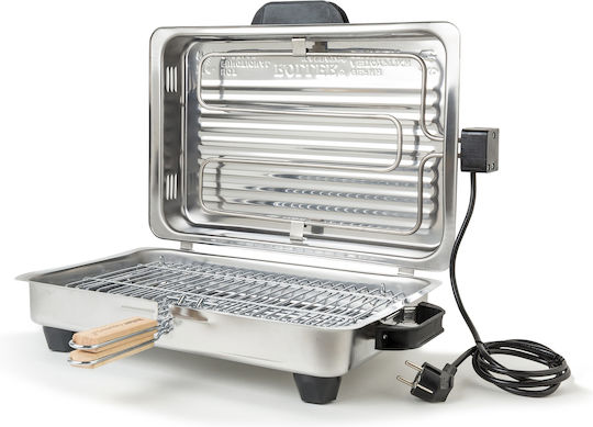 Roller Kappatos Tabletop Grătar Electric Grătar 1200W Grătare electrice cu Capac 38bucx24.5buccm