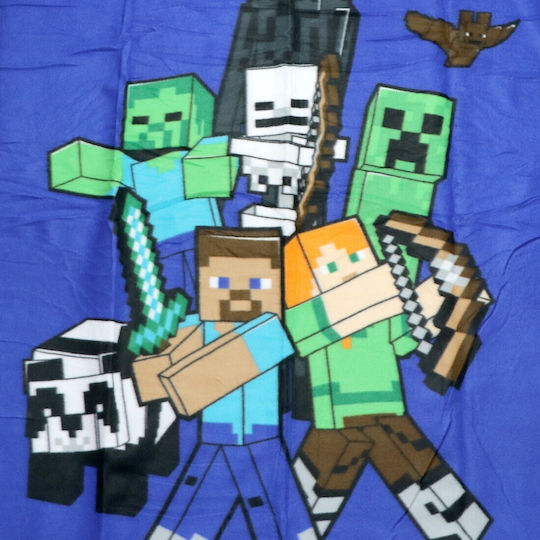 Mojang AB Blanket Fleece Blue 110x140cm