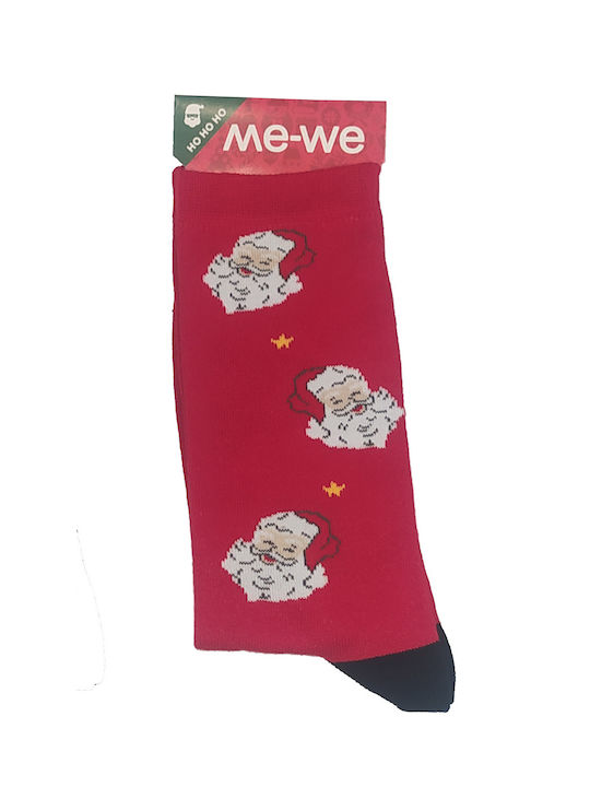 ME-WE Ho Ho Ho Men's Christmas Socks Multicolour