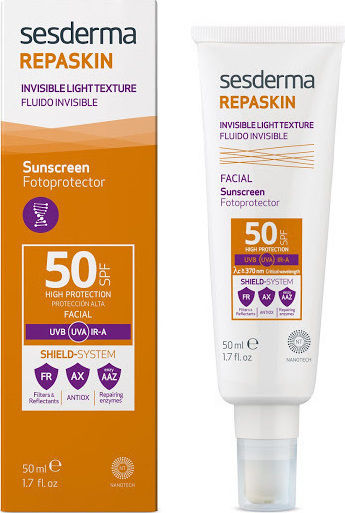 Sesderma Repaskin Fotoprotector Sunscreen Cream Face SPF50 50ml