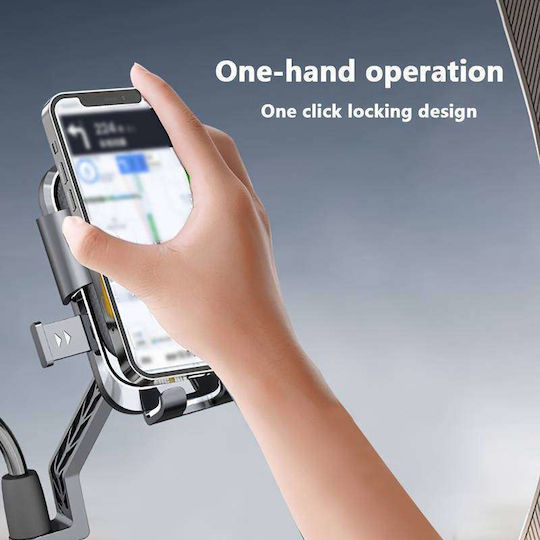 Roc Mount Phone Motorcycle with Adjustable Arm for Mirror