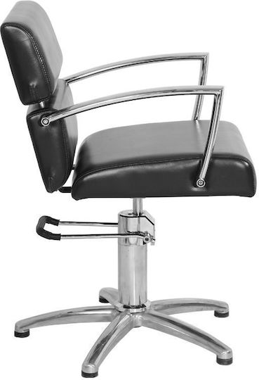 Activeshop Ηairdresser Chair with Adjustable Height Black