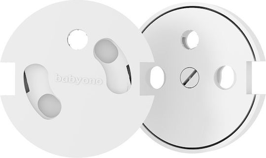 Babyono Προστατευτικό Κάλυμμα Πρίζας από Πλαστικό σε Λευκό Χρώμα 10τμχ