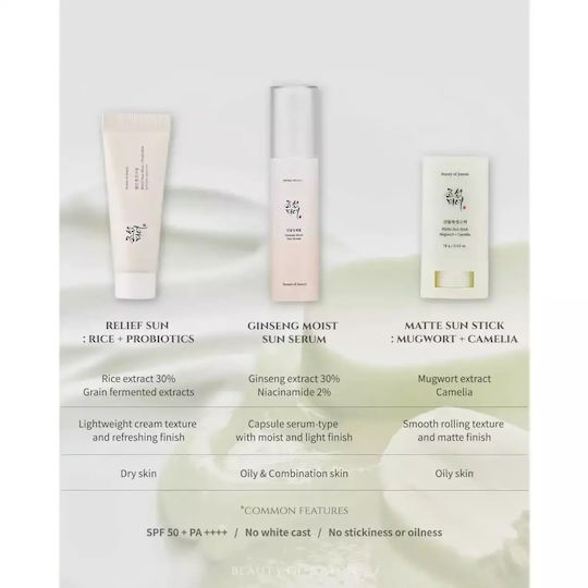 Beauty of Joseon Ginseng Moist Sun Serum Serum de Protecție Solară pentru Corp SPF50 50ml