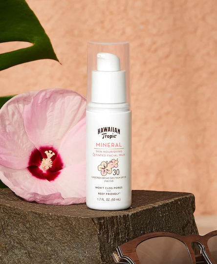 Hawaiian Tropic Mineral Mineral Loțiune Cu Protecție Solară Pentru Față SPF30 50ml