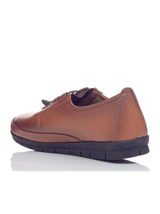Damen Oxfords in Tabac Braun Farbe
