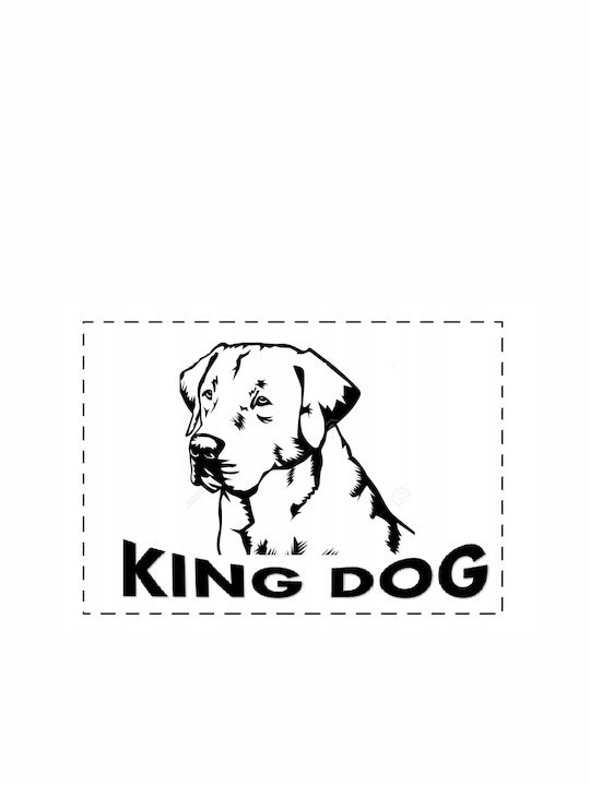 KingDog Sofa Dog Bed Black 75x65cm.