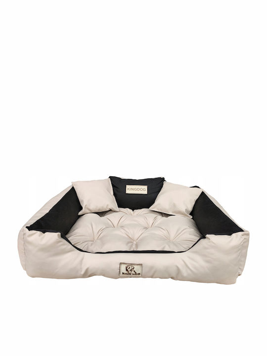 KingDog Sofa Hundebett Beige 55x45cm.