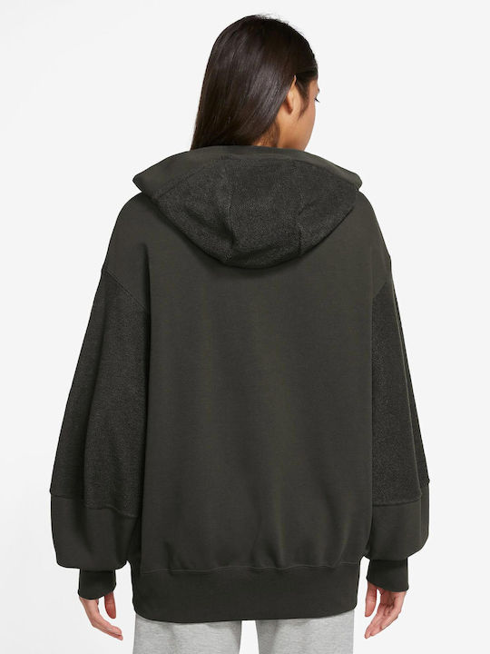 Nike Sweatshirt Green with Hood