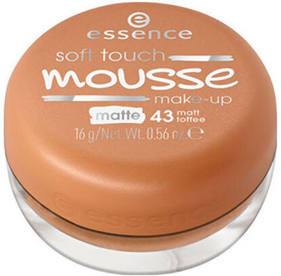 Essence Soft Touch Mousse Make Up 43 Matt Toffee