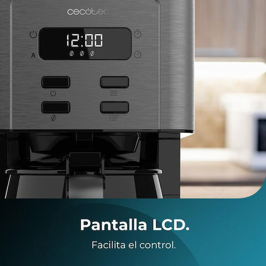 Cecotec Coffee 56 Time Προγραμματιζόμενη Καφετιέρα Φίλτρου 800W