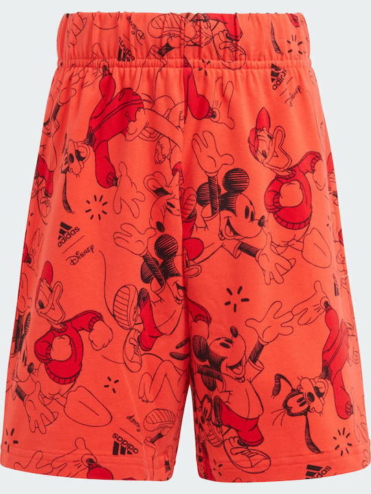Kids' Set with Shorts Summer 2pcs Off White / Bright Red x Disney Mickey Mouse