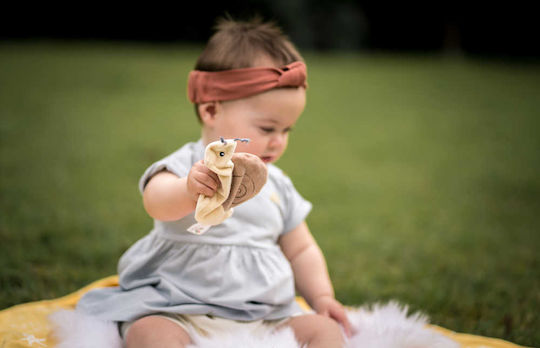 Tikiri Baby-Windel Snail Mit Crinkle Beige