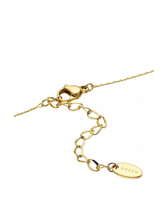 Oxzen Necklace Made of Gold Plated Steel Oxzen Necklace Made of Gold Plated Steel