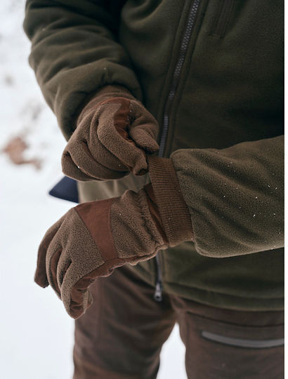 Pinewood Fleece Военни Ръкавици в Khaki цвят