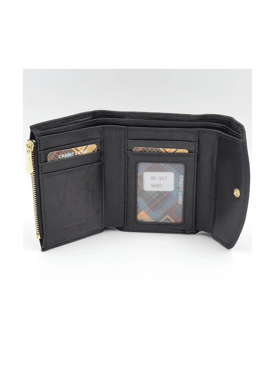 Juice Small Leather Women's Wallet Black