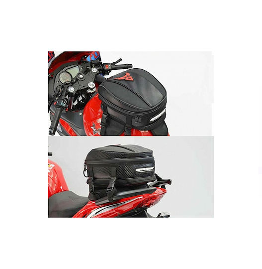 Moto Centric MC-0079 Motorcycle Tank Bag with Straps 15lt