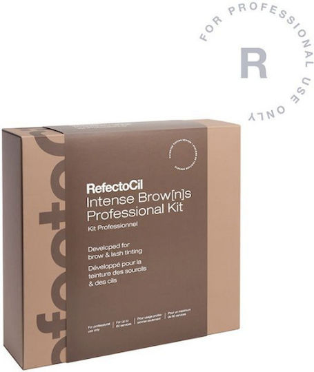 RefectoCil Intense Brow[n]s Professional Kit Makeup Set for the Eyebrows 19pcs