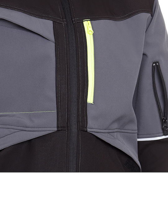 Stenso Prisma 2.0 Work Jacket Softshell Cold with Detachable Hood Black