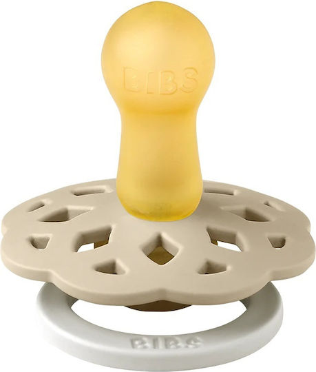 Bibs Boheme Pacifiers Rubber Boheme Glow - Blush / Vanilla for 6+ months 2pcs