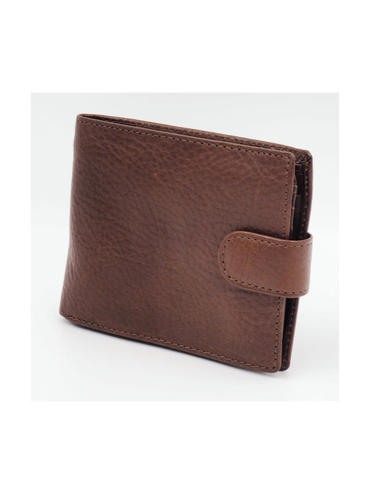 Roberto Men's Leather Wallet Brown