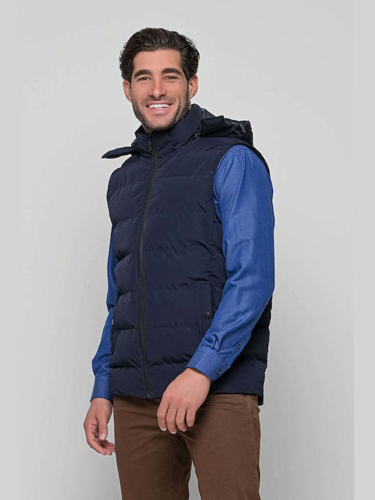 NYT Men's Sleeveless Jacket Blue