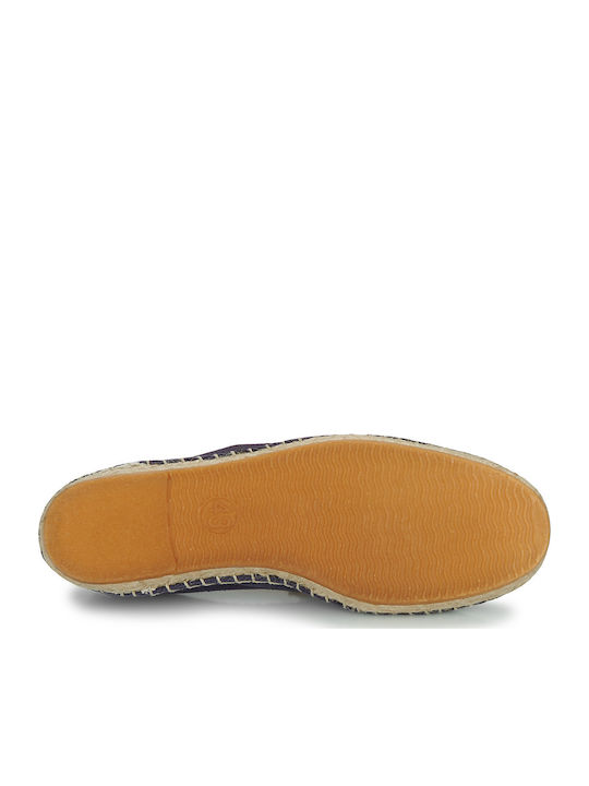 Stoff Herren Espadrilles in Blau Farbe