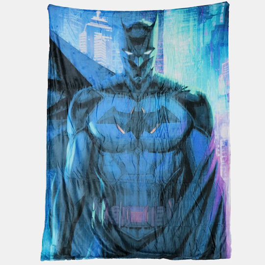 Dc Comics Blanket Fleece Blue 150x200cm