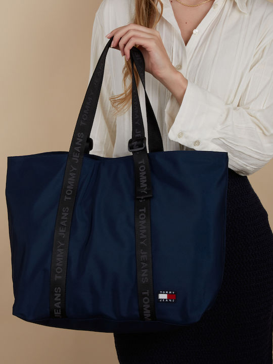 Tommy Hilfiger Essential Women's Bag Shopper Shoulder Blue